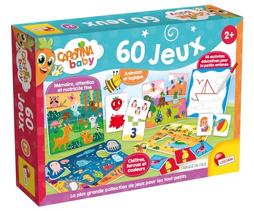 Lisciani - Carotina Baby - Pack de 60 Jeux - Activités Educatives pour Enfants dès 2 ans