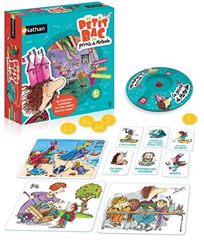 Nathan - Le petit Bac Motordu - Jeu de société pour les enfants dès 6 ans