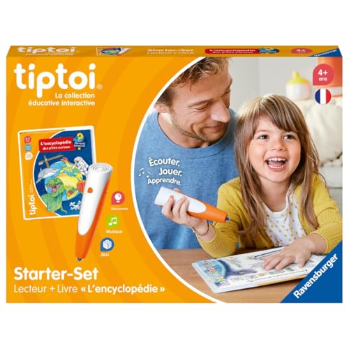 Ravensburger tiptoi Starter Set - Lecteur + Livre 'L'encyclopédie des p'tits Curieux'